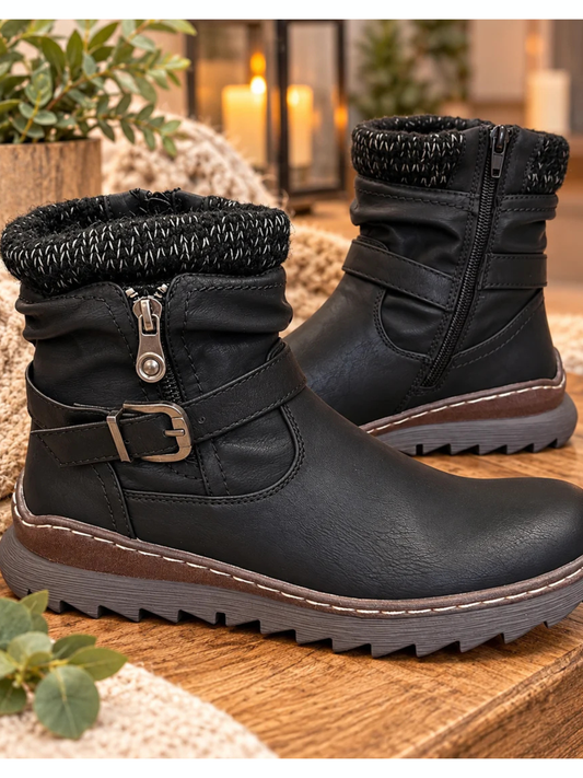 Parker black ankle boots sizes 3-8 (36-41)