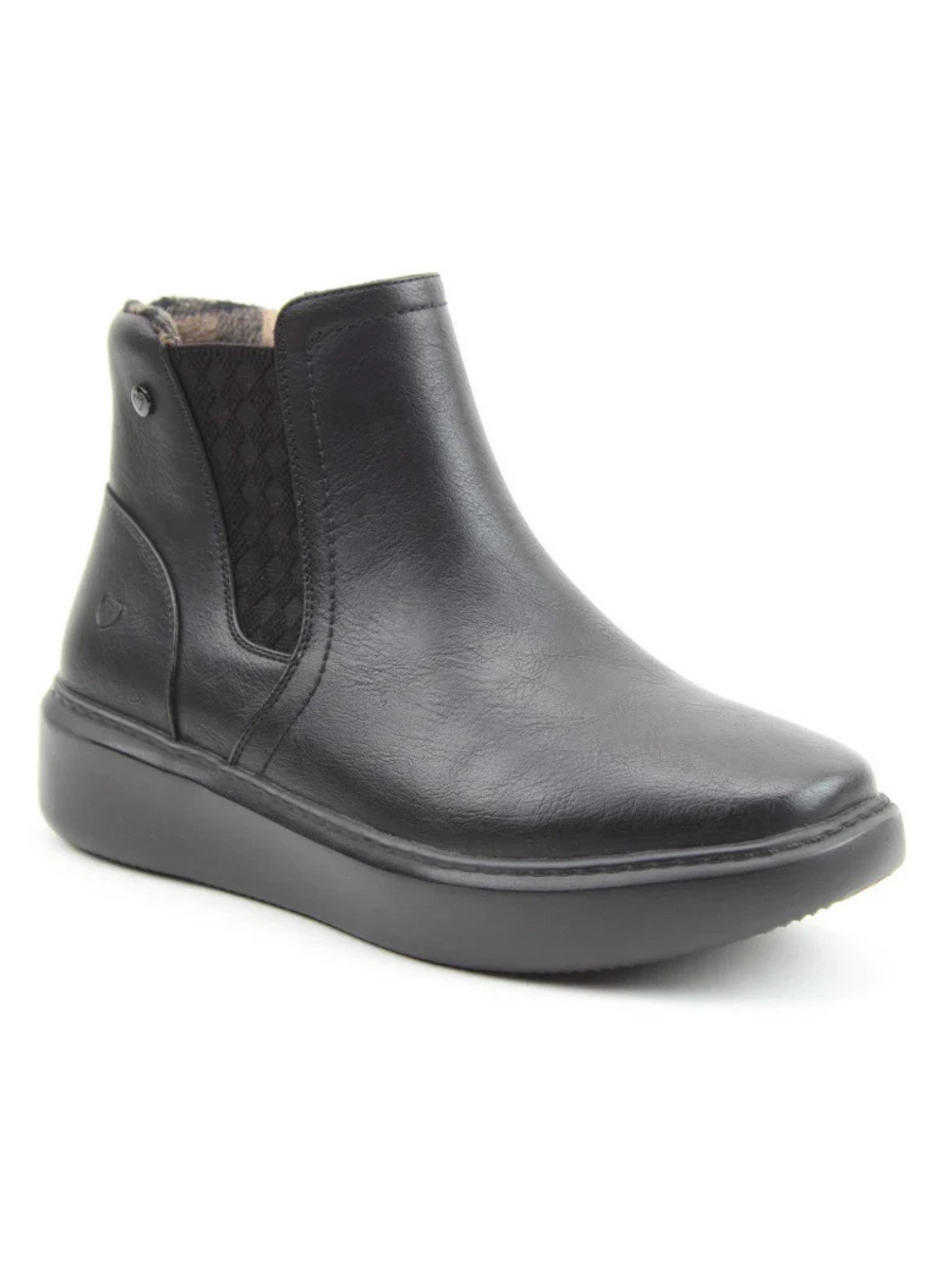 Heavenly Feet black Posie ankle boot sizes 4-8 (EU 37-42)