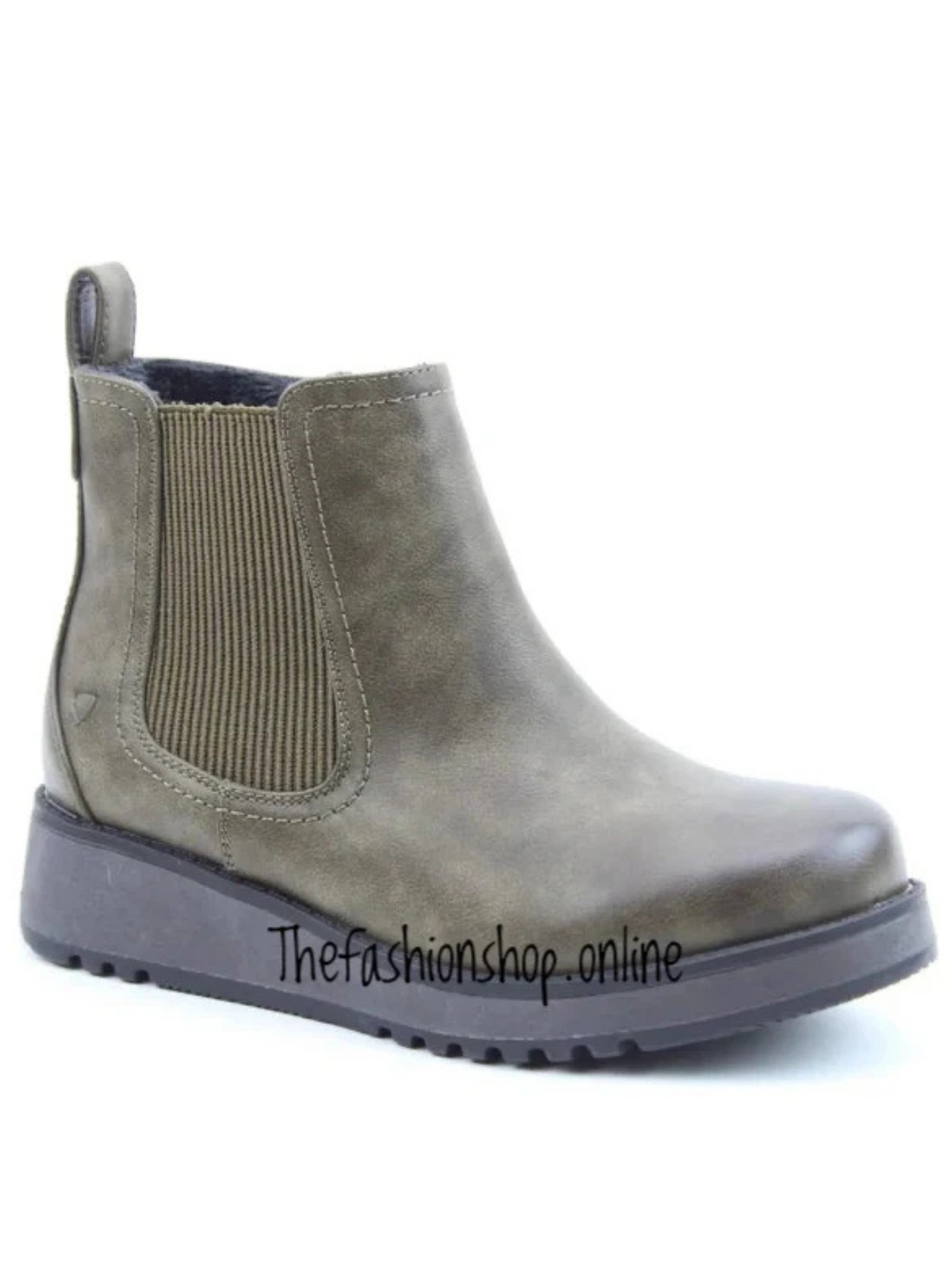 Heavenly Feet Khaki New Rolo 2 Chelsea Boot sizes 4-8 (EU37-42)