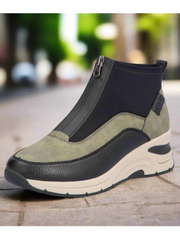 Rieker green zipper shoes sizes 4-8