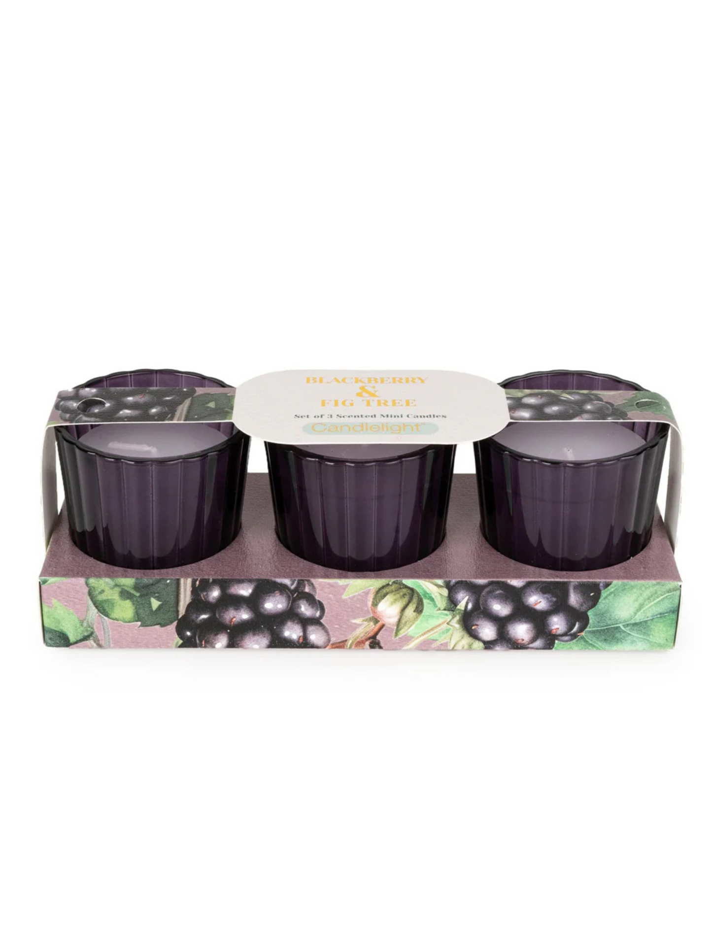 Candlelight Set of 3 Voltives Blackberry and Fig Tree