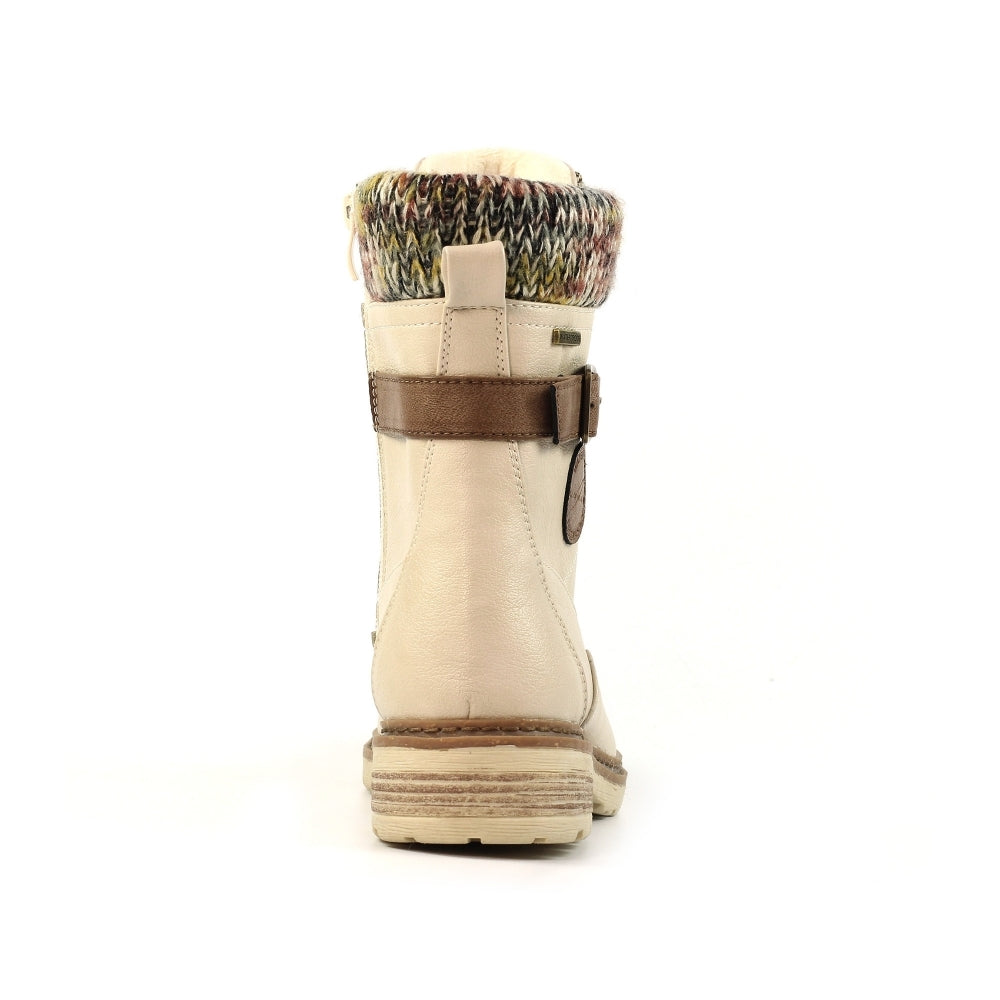 Lunar Annabelle cream waterproof boots sizes 4-8 (37-41)