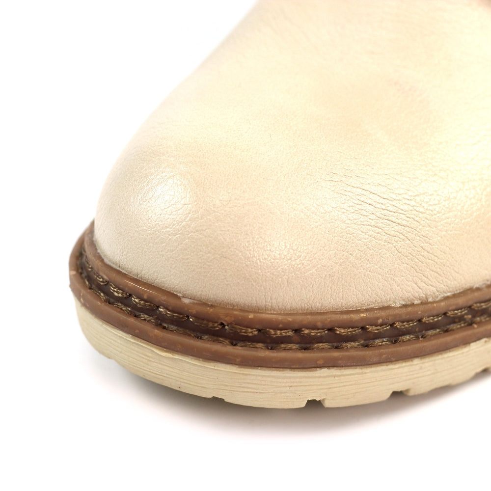 Lunar Annabelle cream waterproof boots sizes 4-8 (37-41)