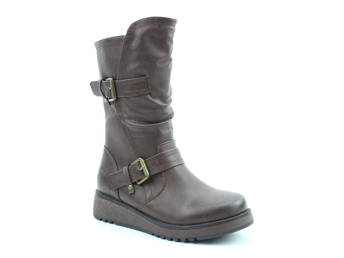 Heavenly Feet Hannah 4 chocolate mid calf boot sizes 4-8 (EU37-42)