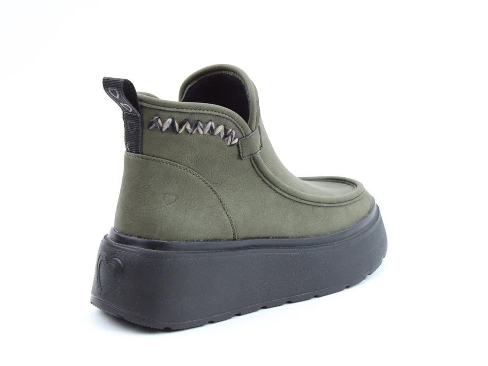 Heavenly Feet Cadenza khaki ankle boot sizes 4-8 (EU37-42)