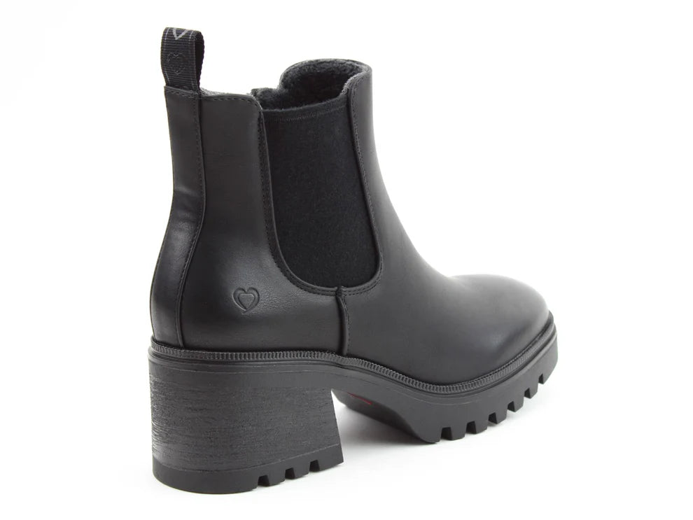 Heavenly Feet Mariele black Chelsea boot sizes 4-8 (EU37-42)