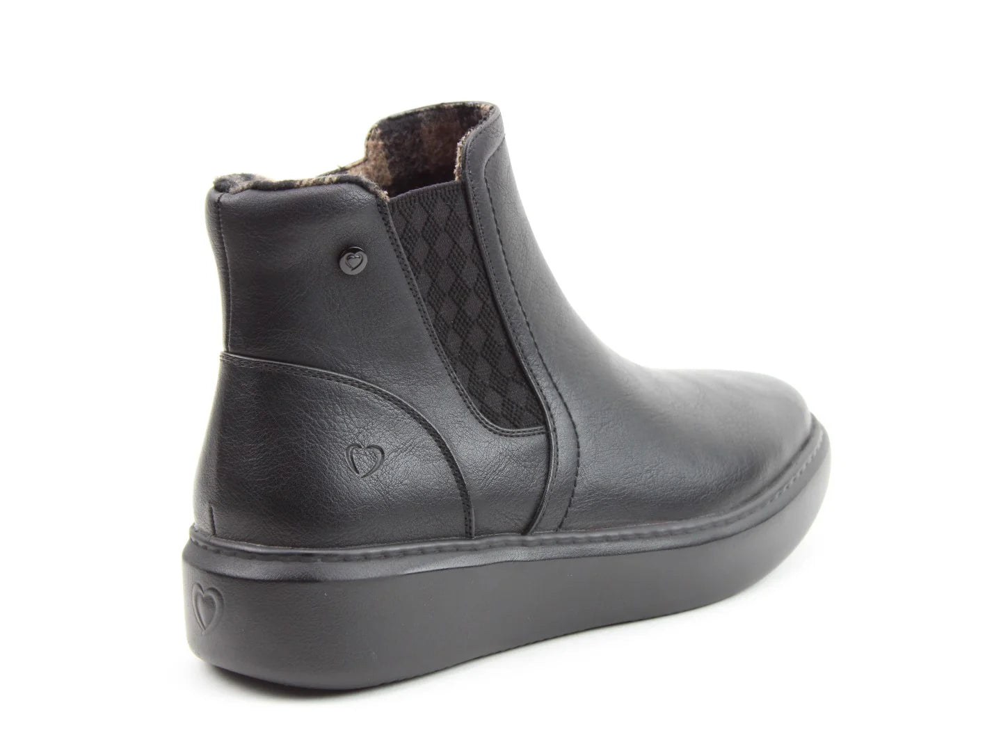 Heavenly Feet black Posie ankle boot sizes 4-8 (EU 37-42)