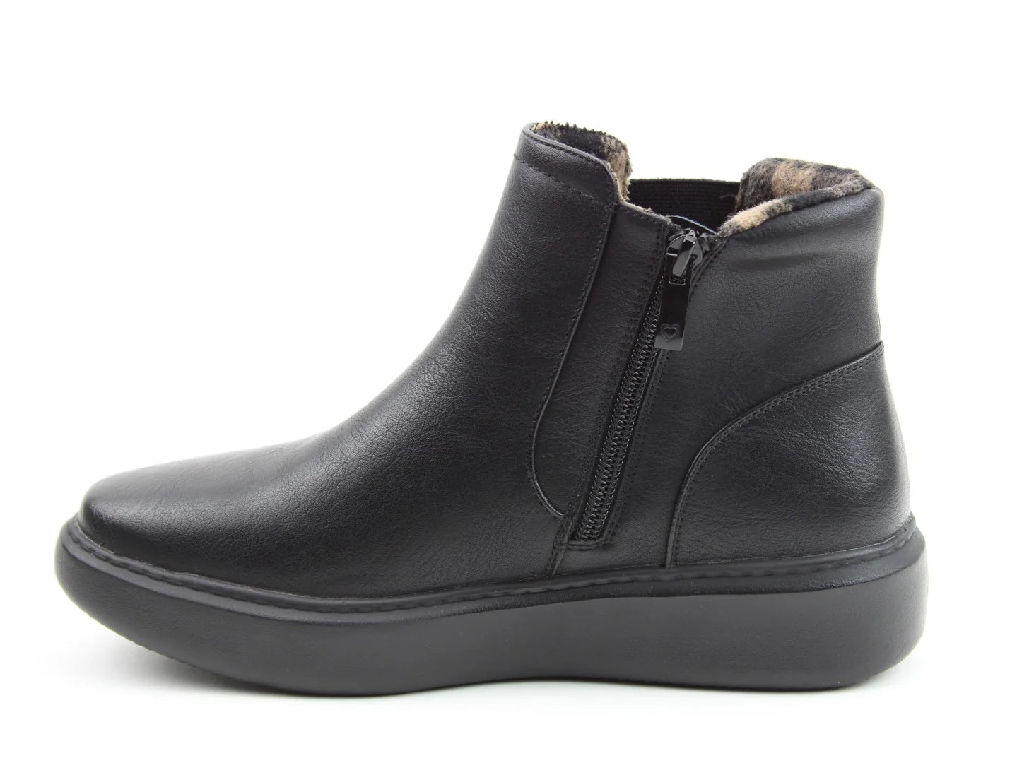 Heavenly Feet black Posie ankle boot sizes 4-8 (EU 37-42)