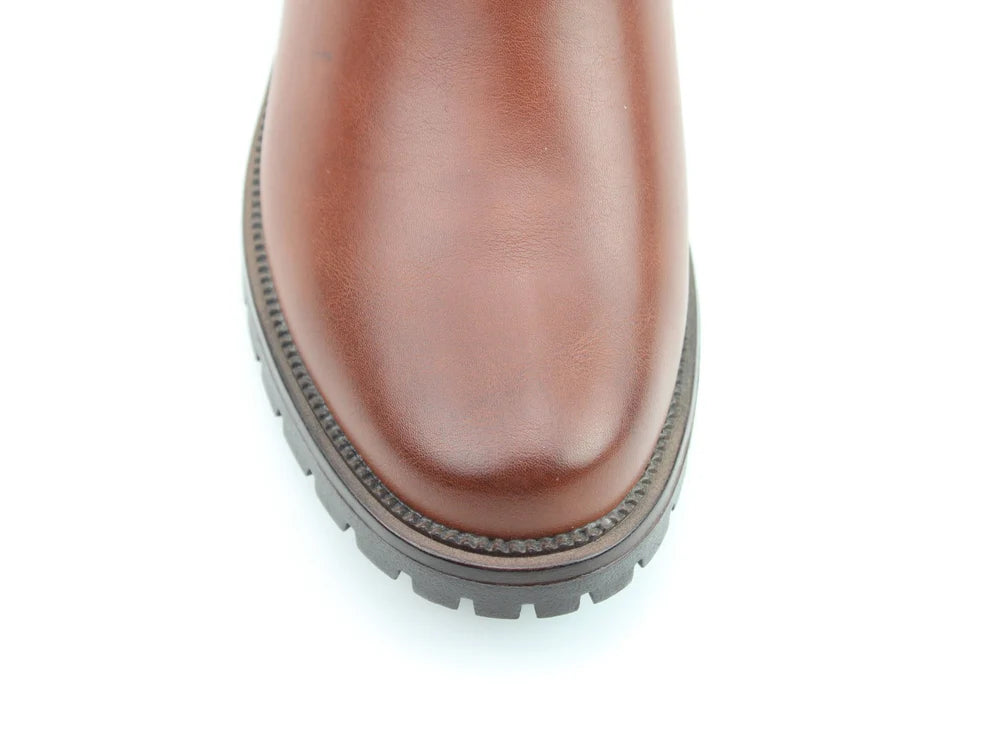 Heavenly Feet tan Angelina/Dawlish Chelsea boots sizes 4-8 (EU37-42)