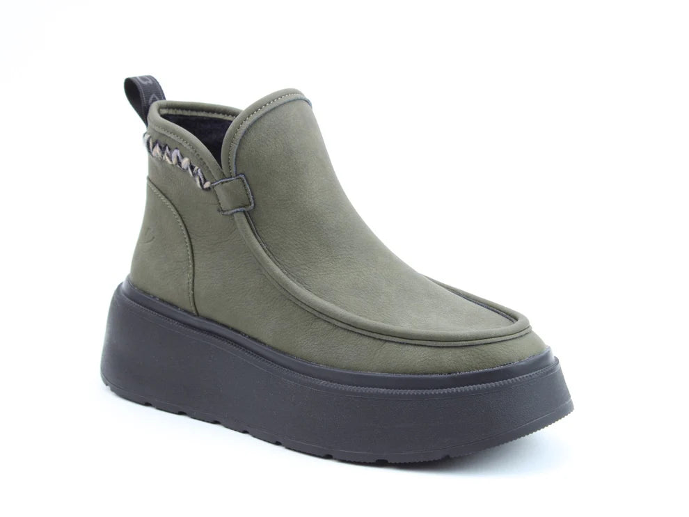 Heavenly Feet Cadenza khaki ankle boot sizes 4-8 (EU37-42)