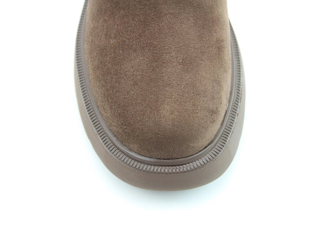 Heavenly Feet Karla chocolate faux fur boots sizes 4-8 (EU37-42)