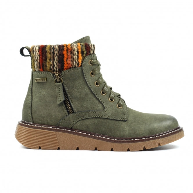 Lunar California olive wide fit waterproof boots sizes 4-8 (37-41)