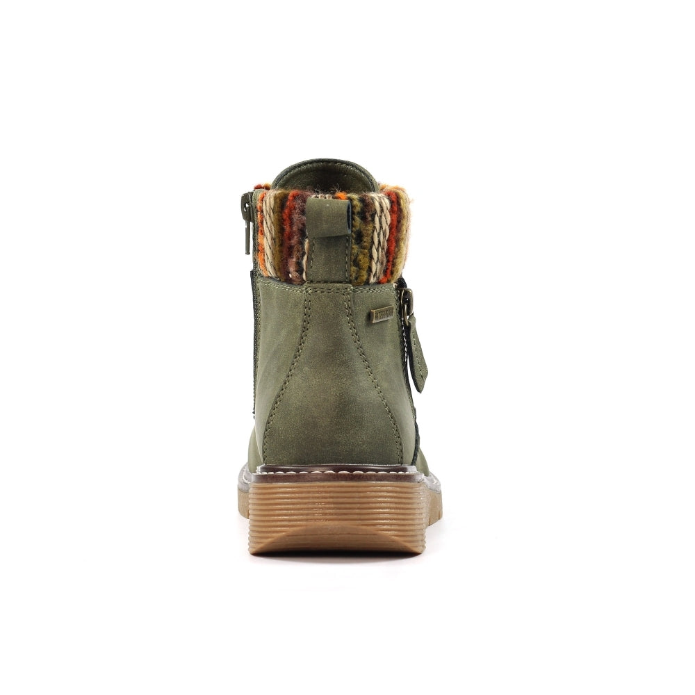 Lunar California olive wide fit waterproof boots sizes 4-8 (37-41)