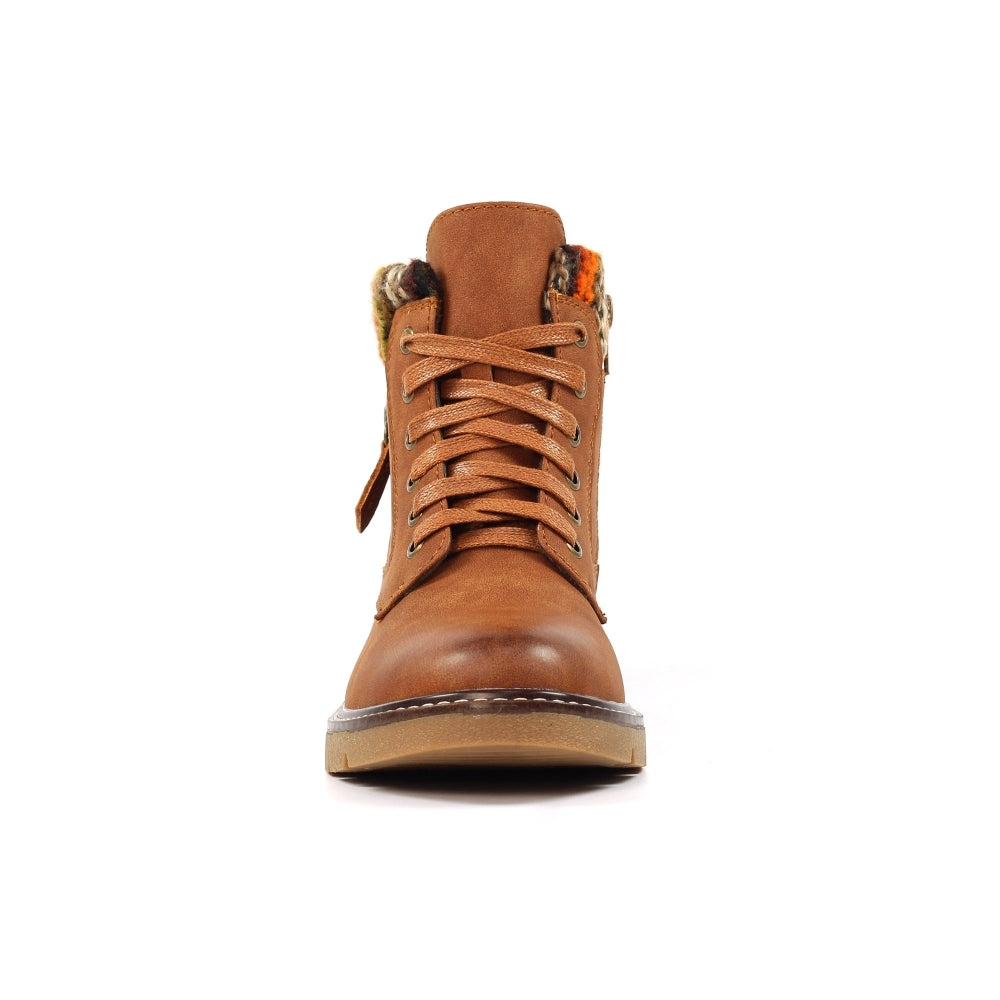 Lunar California tan wide fit waterproof boots sizes 4-8 (37-41)