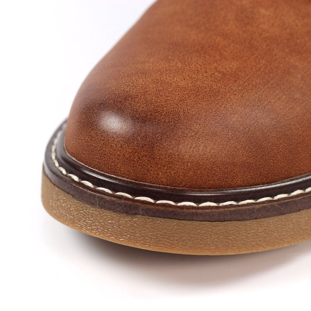 Lunar California tan wide fit waterproof boots sizes 4-8 (37-41)