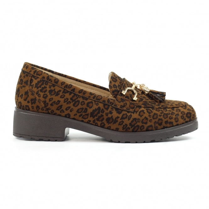 Lunar Codey ocelot loafer sizes 4-8 (37-41)