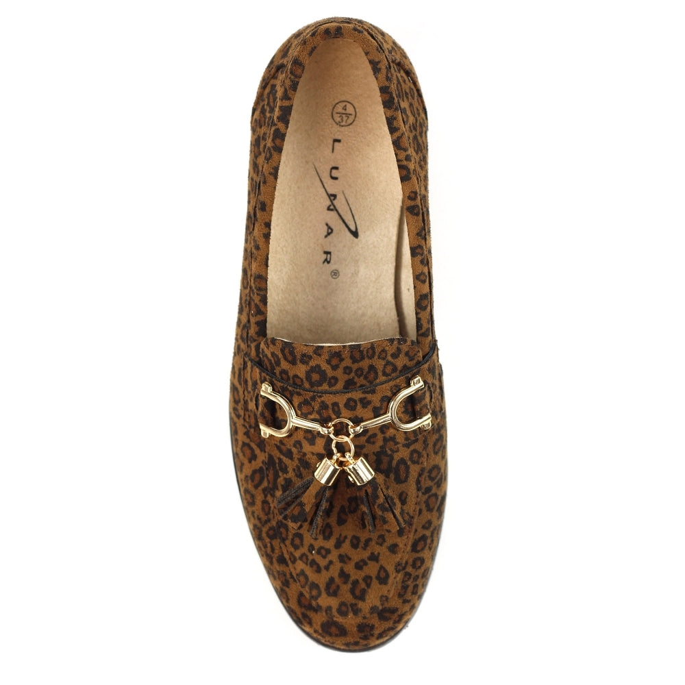 Lunar Codey ocelot loafer sizes 4-8 (37-41)