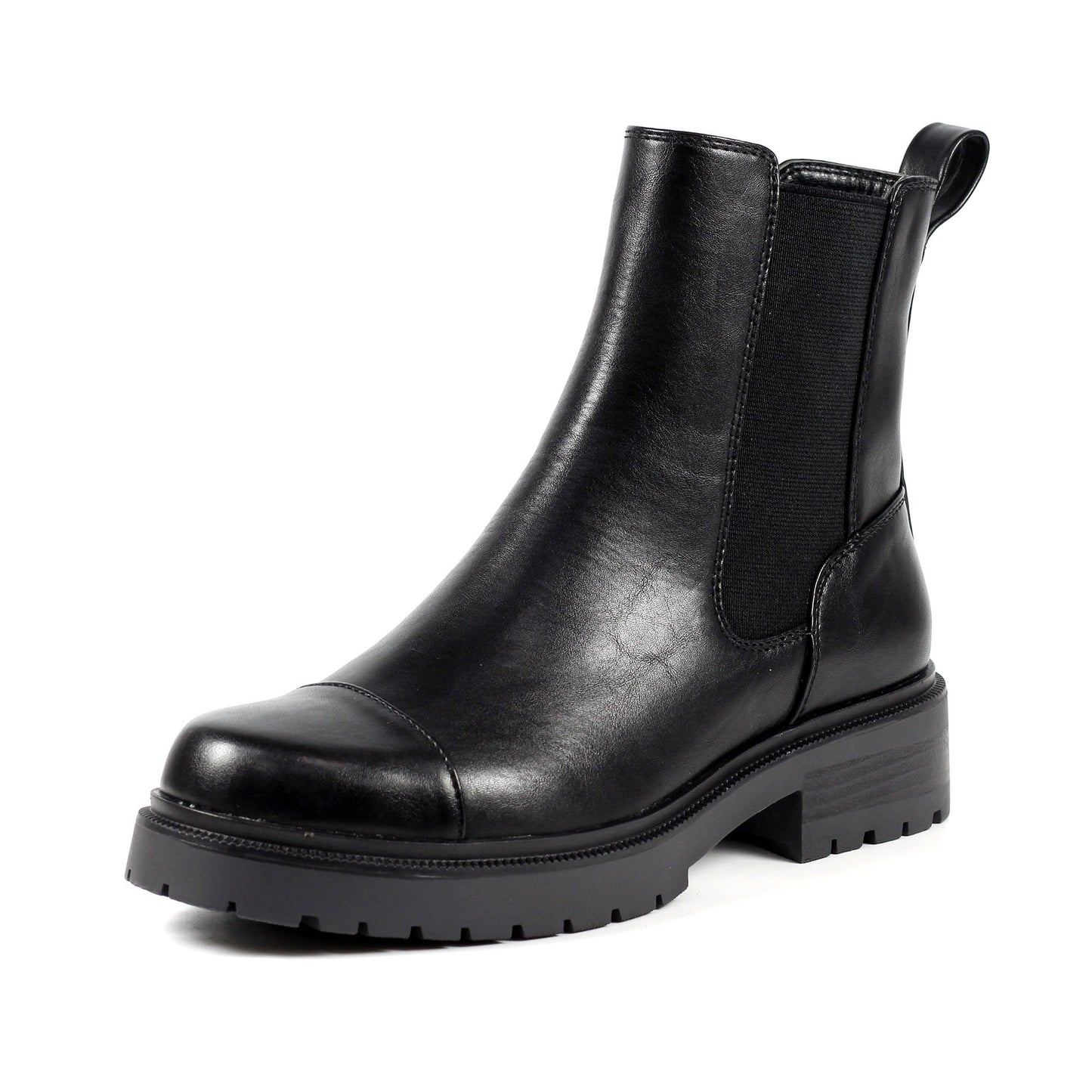 Lunar Culver black ankle boot with zip sizes 4-8