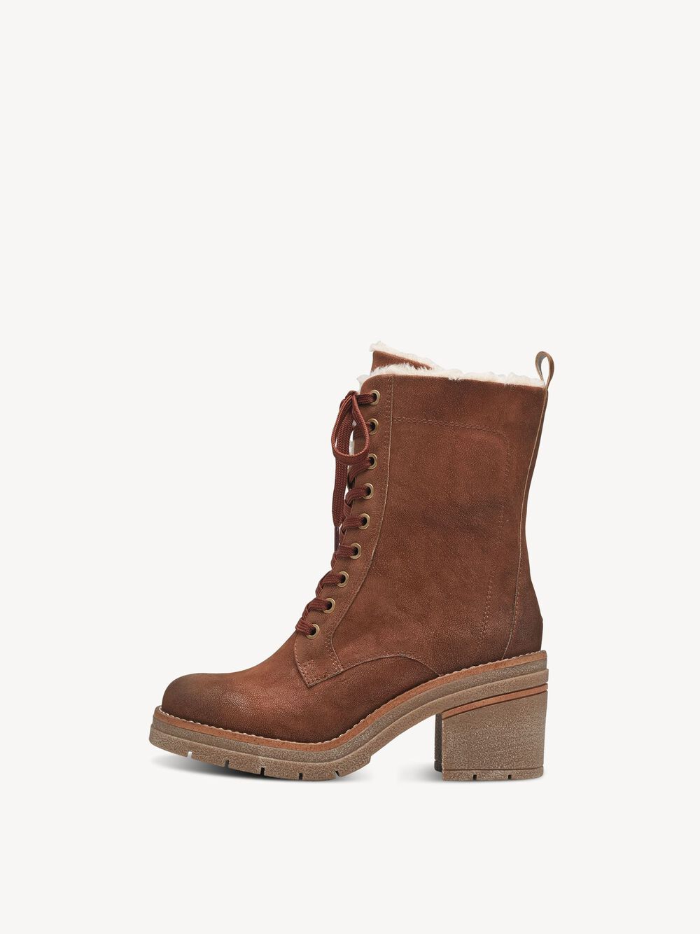 Marco Tozzi nut block heel fleece lined winter boot sizes 4-9