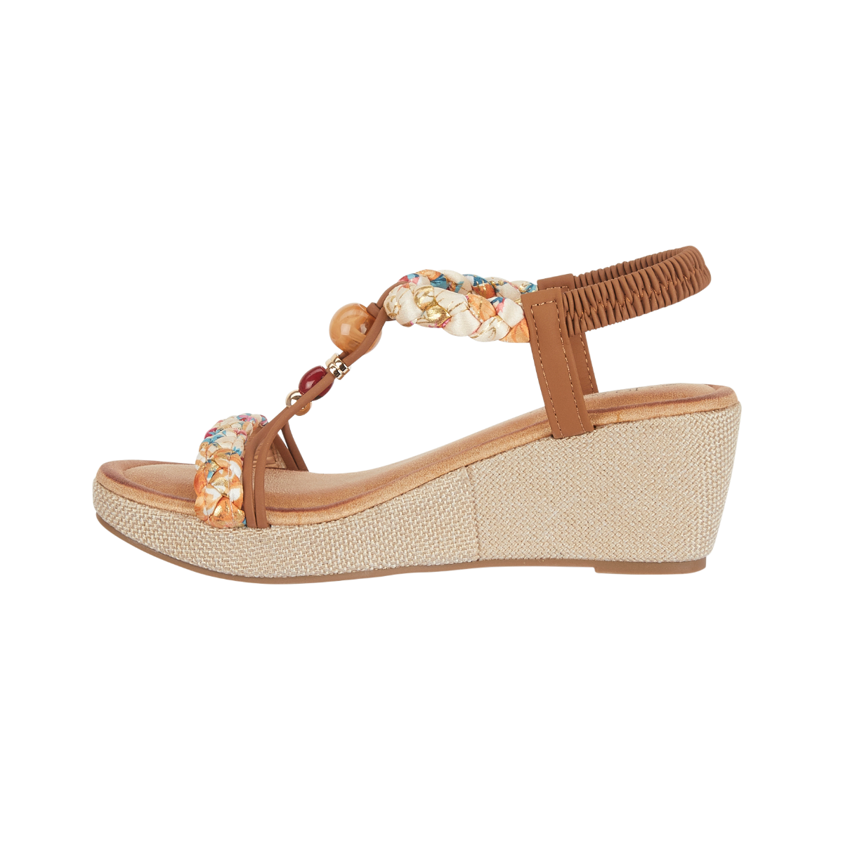 Jo & Joe Faro camel wedge sandal sizes 4-8 (37-41)