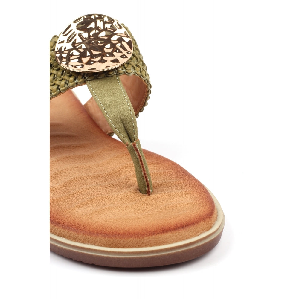 Lunar Fiona khaki sandal sizes 4-8 (37-41)