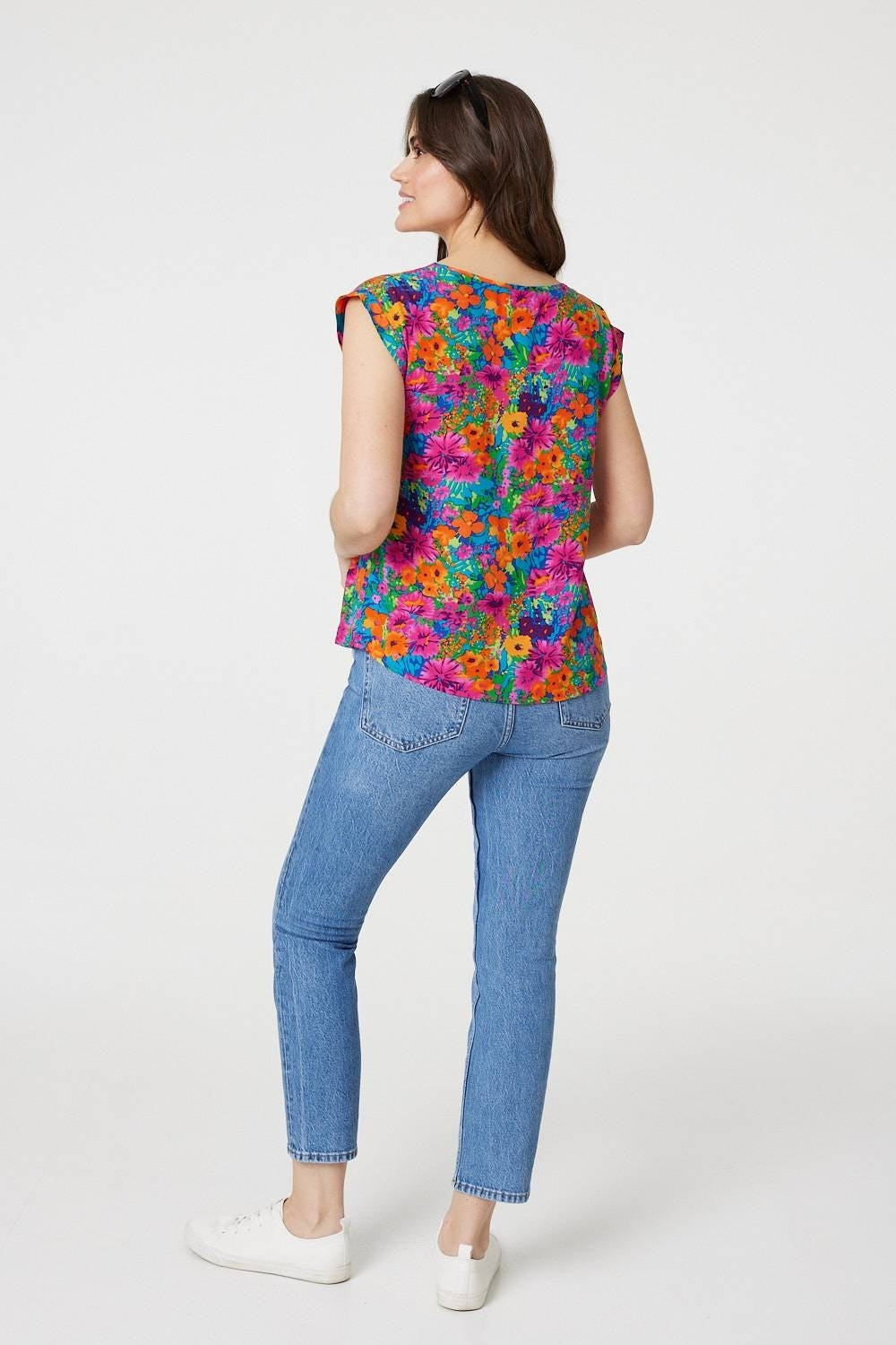 Stella Morgan floral print top sizes 8,10,12,14,16