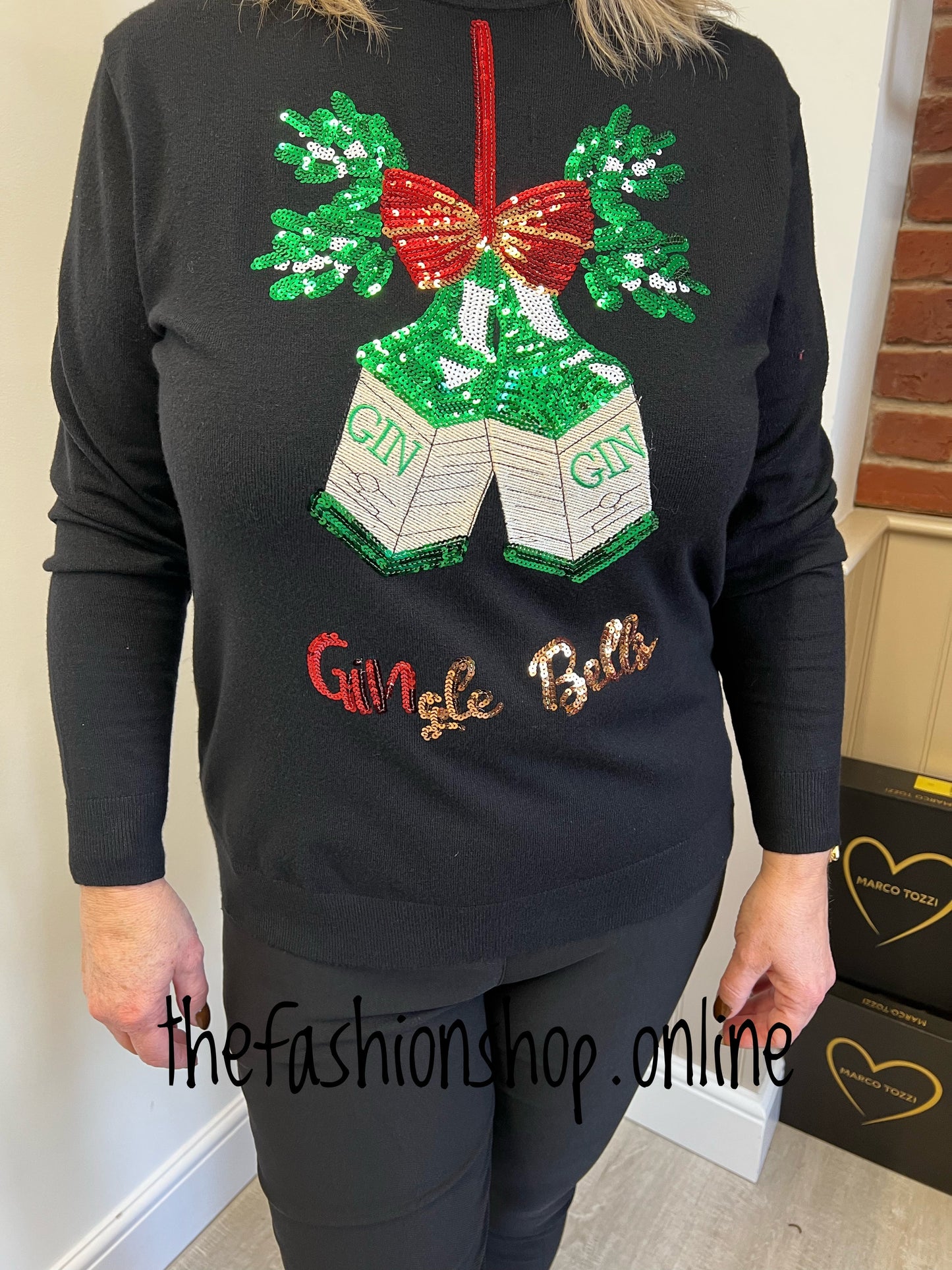 Gingle bells Christmas jumper sizes 12-18