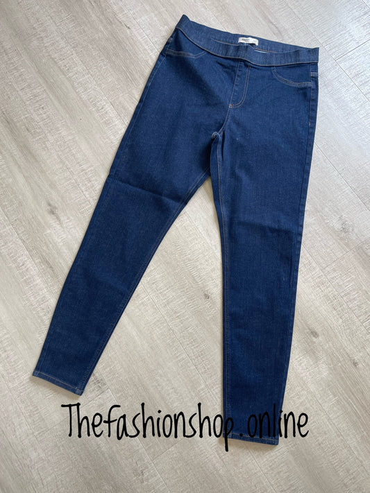 Dark denim jeggings sizes 8-22