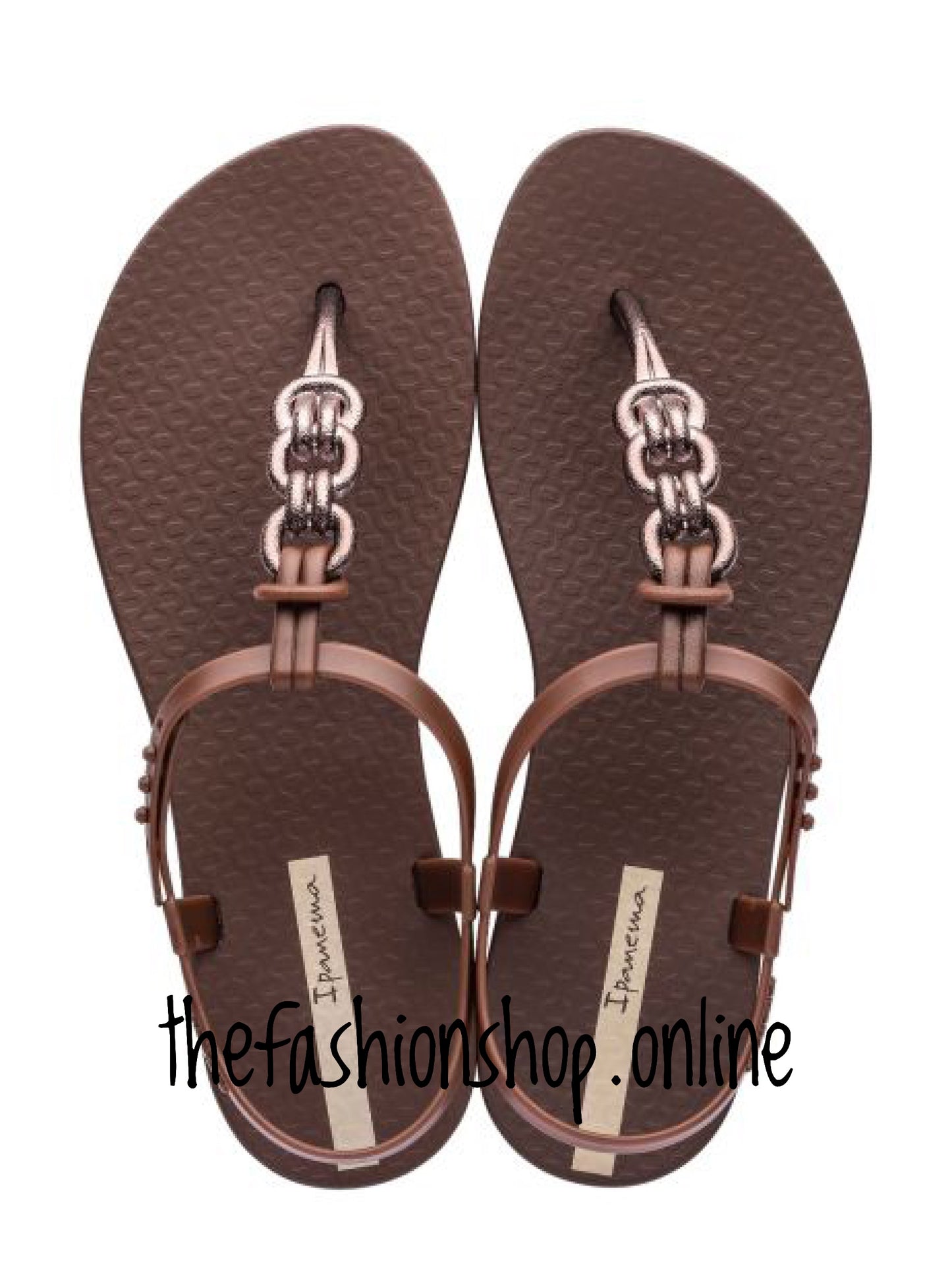 Bronze Ipanema charm sandal links