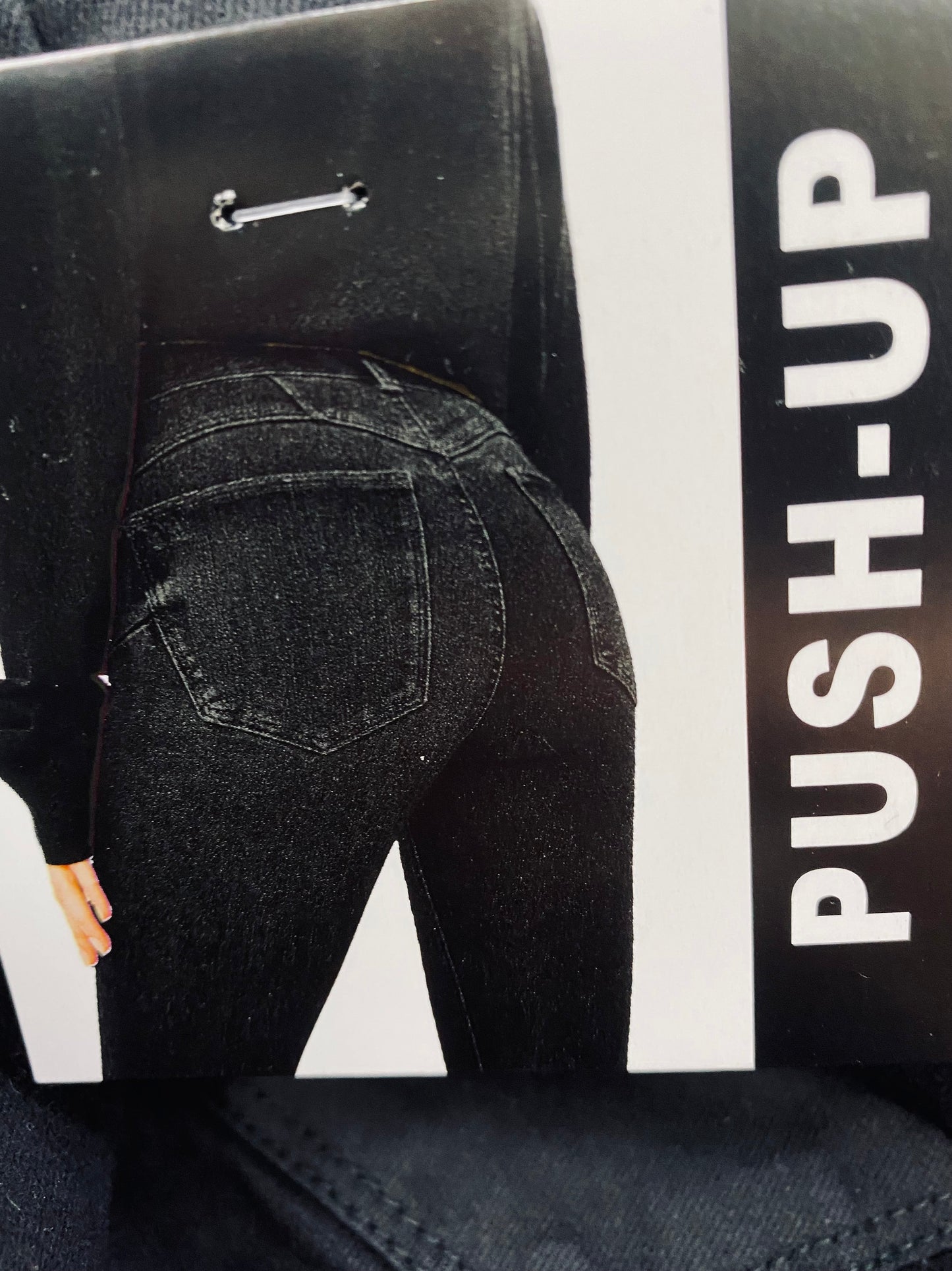 Black push up ladies fit jeans sizes 12-20