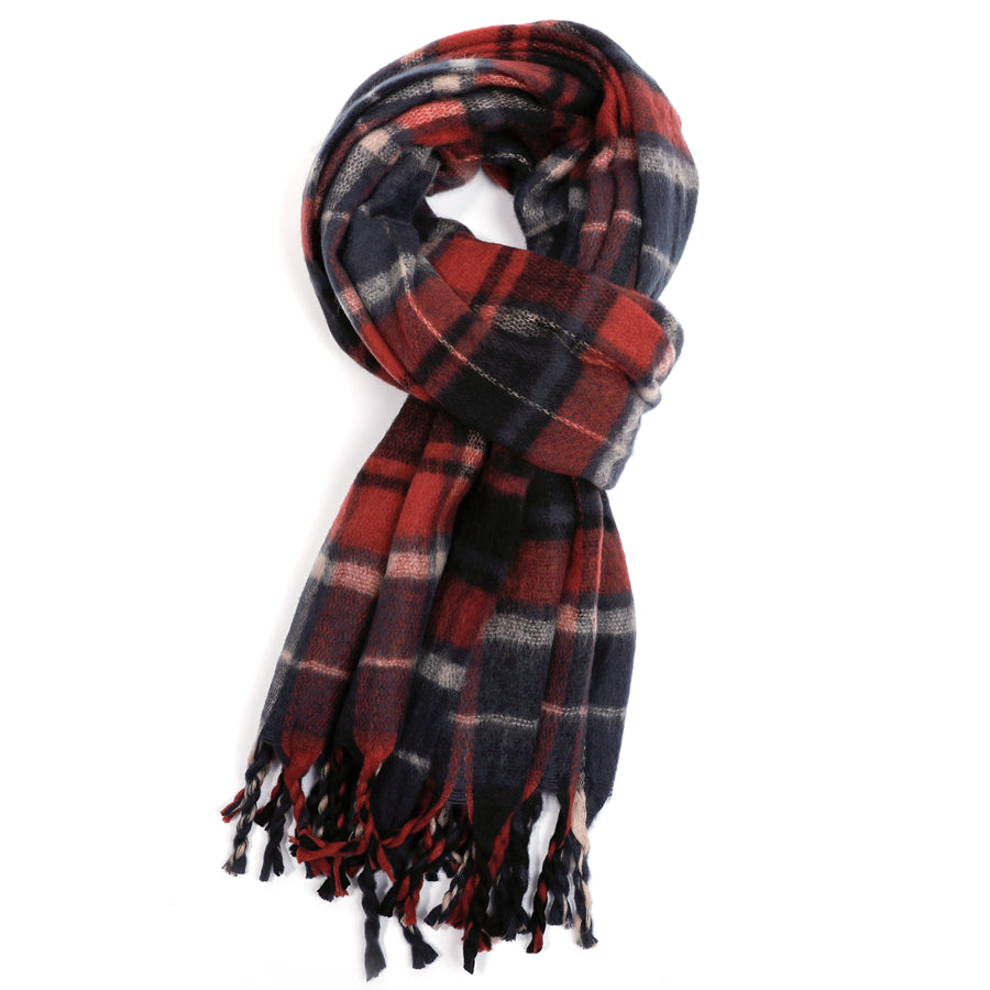 Miss Sparrow tartan scarf