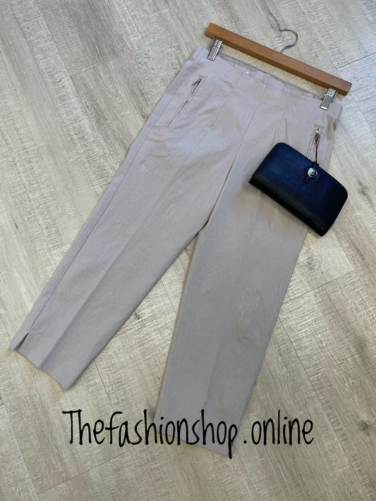 Stone capri trousers sizes 10-22