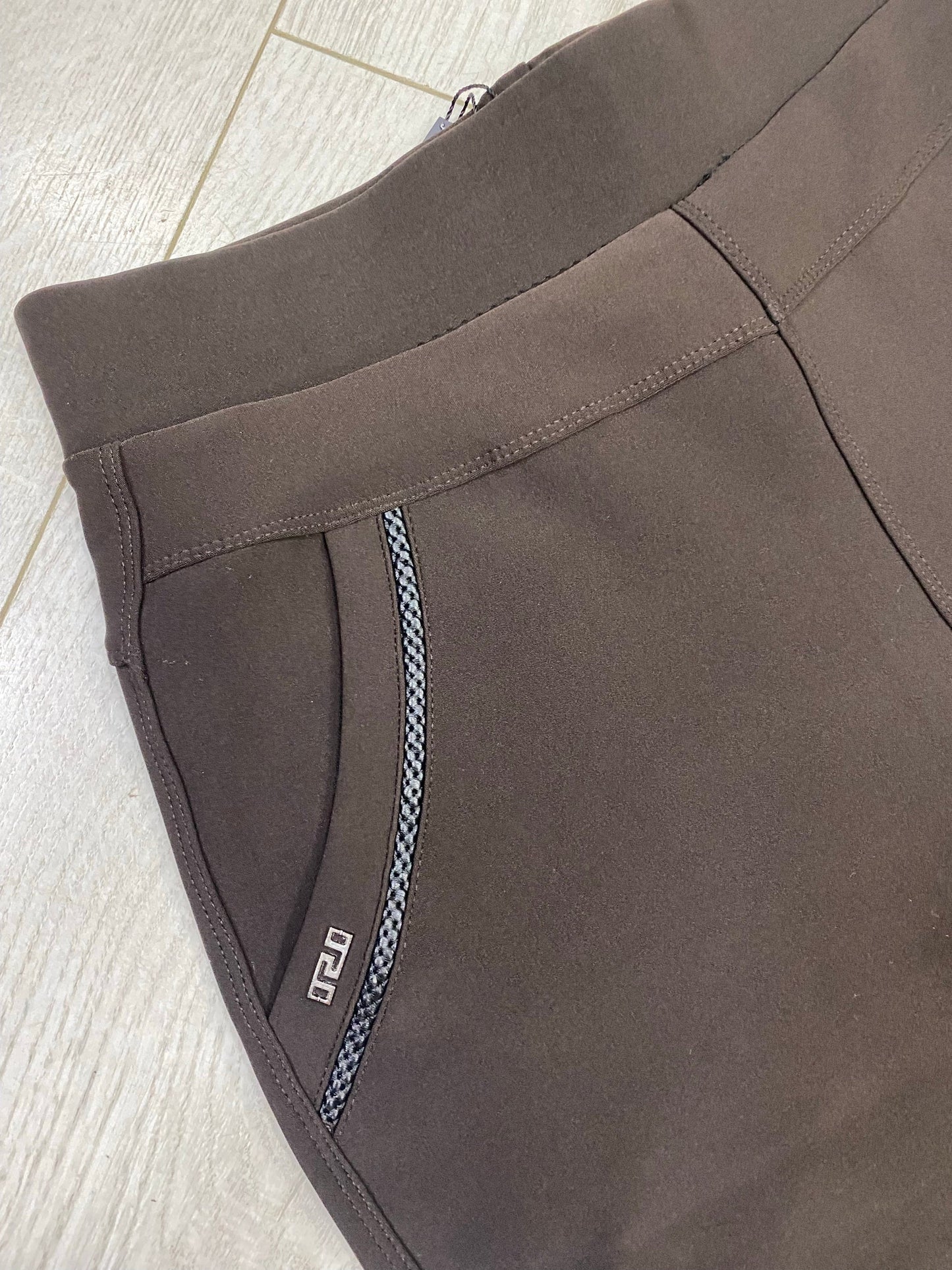 Brown jeggings wonderful fit with pocket detail 8-22