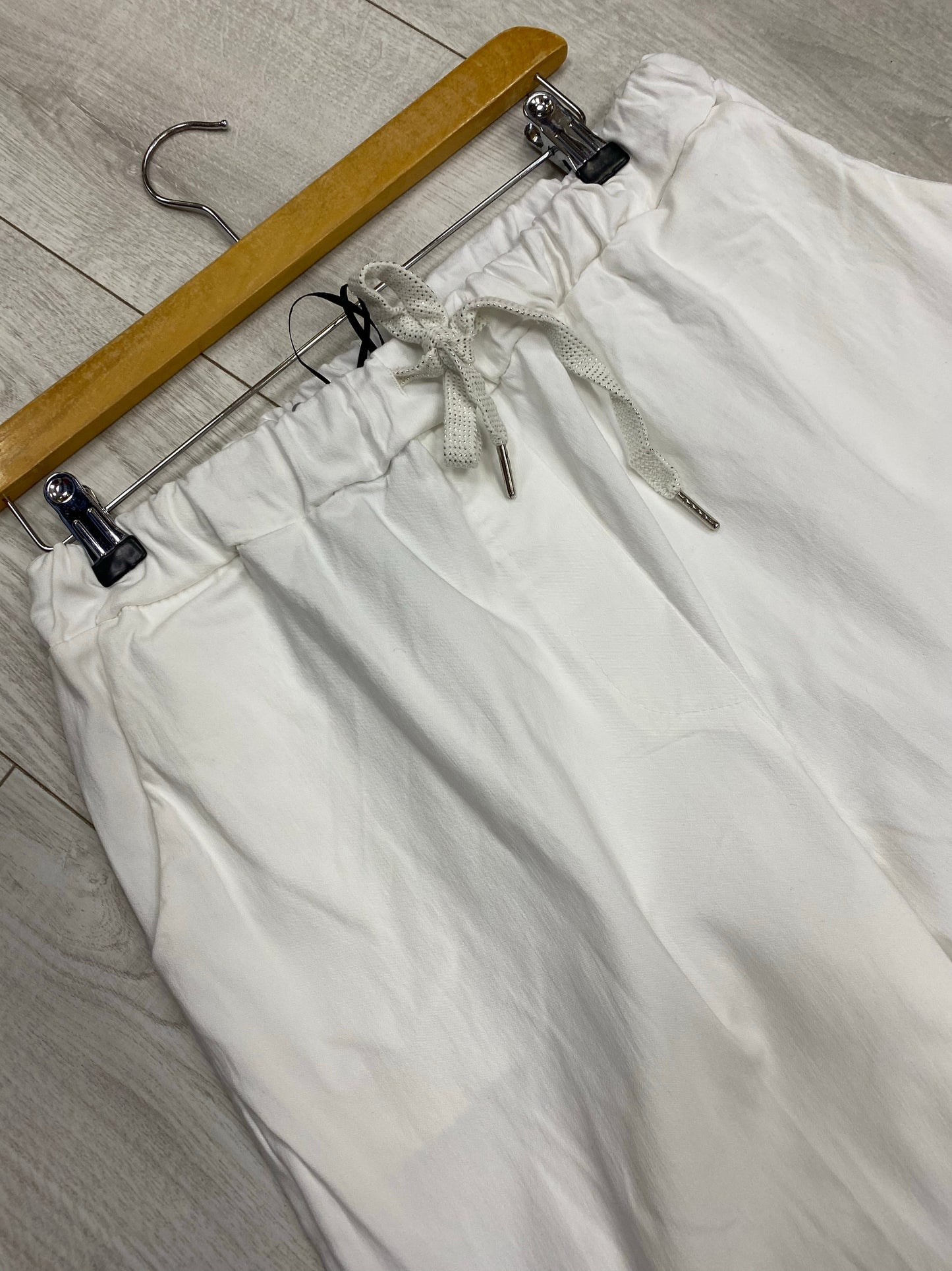 Plus size white classic magic trousers 18-24