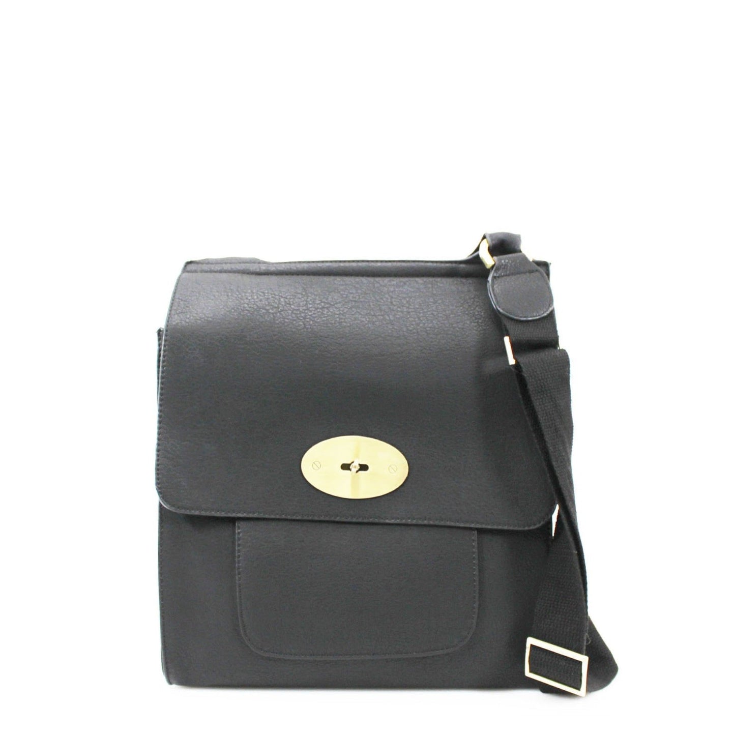 Black messenger bag