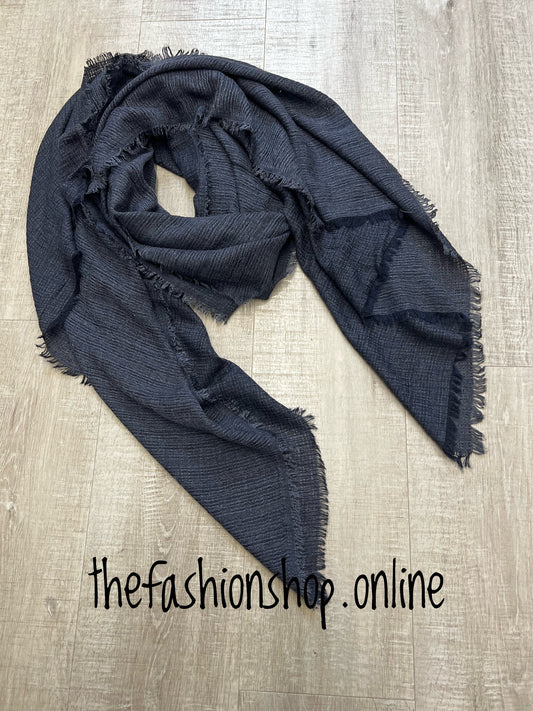 Miss Sparrow navy Sasha scarf