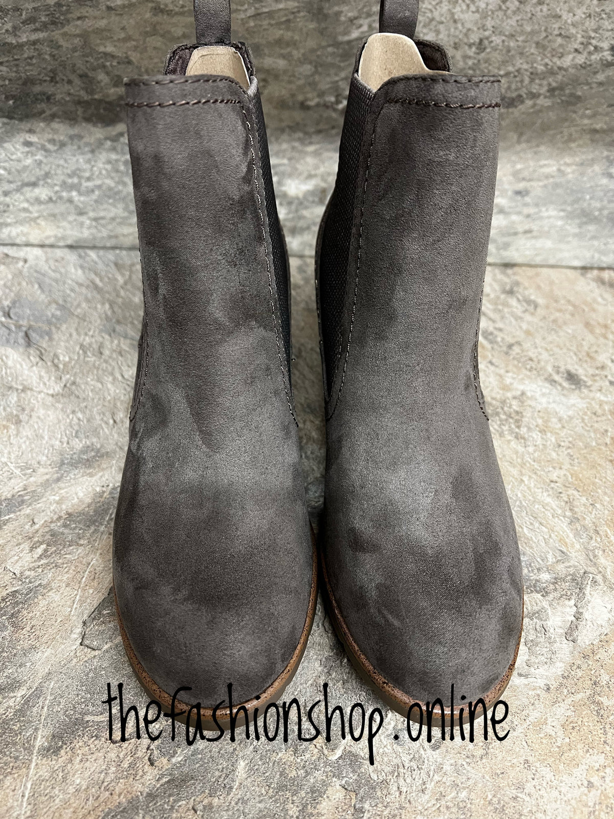 Marco Tozzi pepper heeled Chelsea ankle boot 4-9
