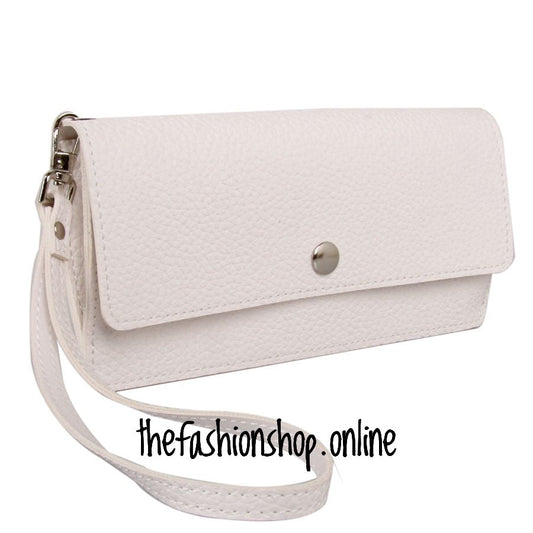 Red Cuckoo white purse