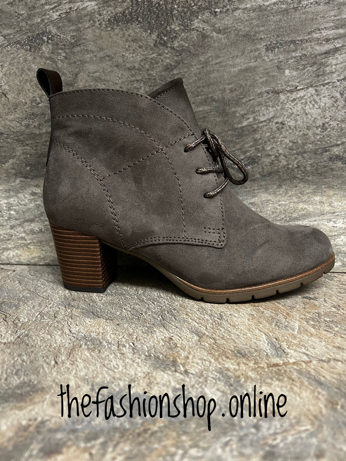 Marco Tozzi pepper heeled lace up boot 4-9