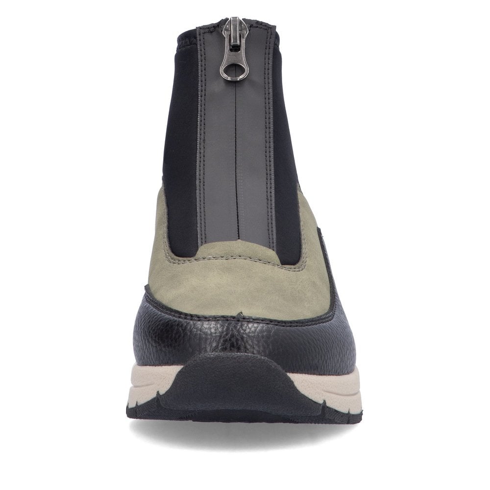 Rieker green zipper shoes sizes 4-8