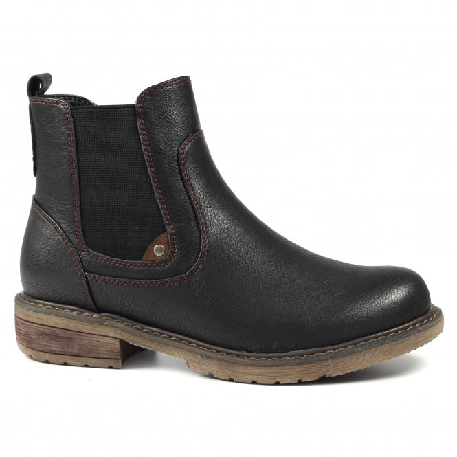 Lunar Roxie II black ankle boot sizes 4-8