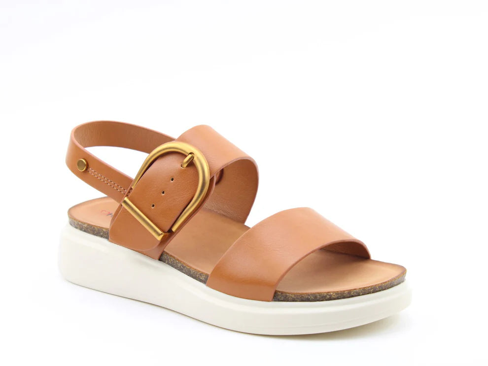 Heavenly Feet tan Bernie sandal sizes 4-7 (37-41)