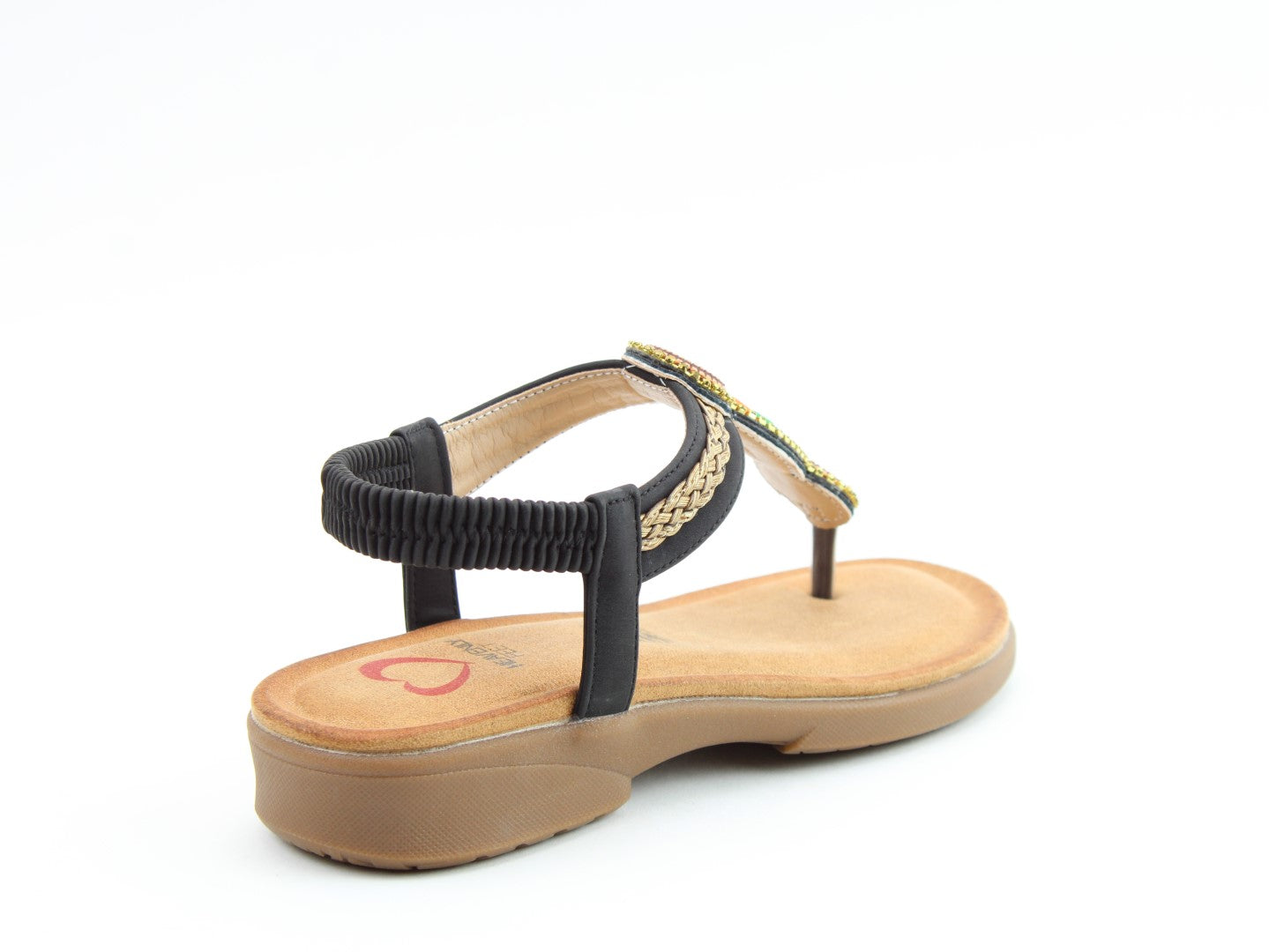 Heavenly Feet Zing black sandals sizes 4-8 (37-41)