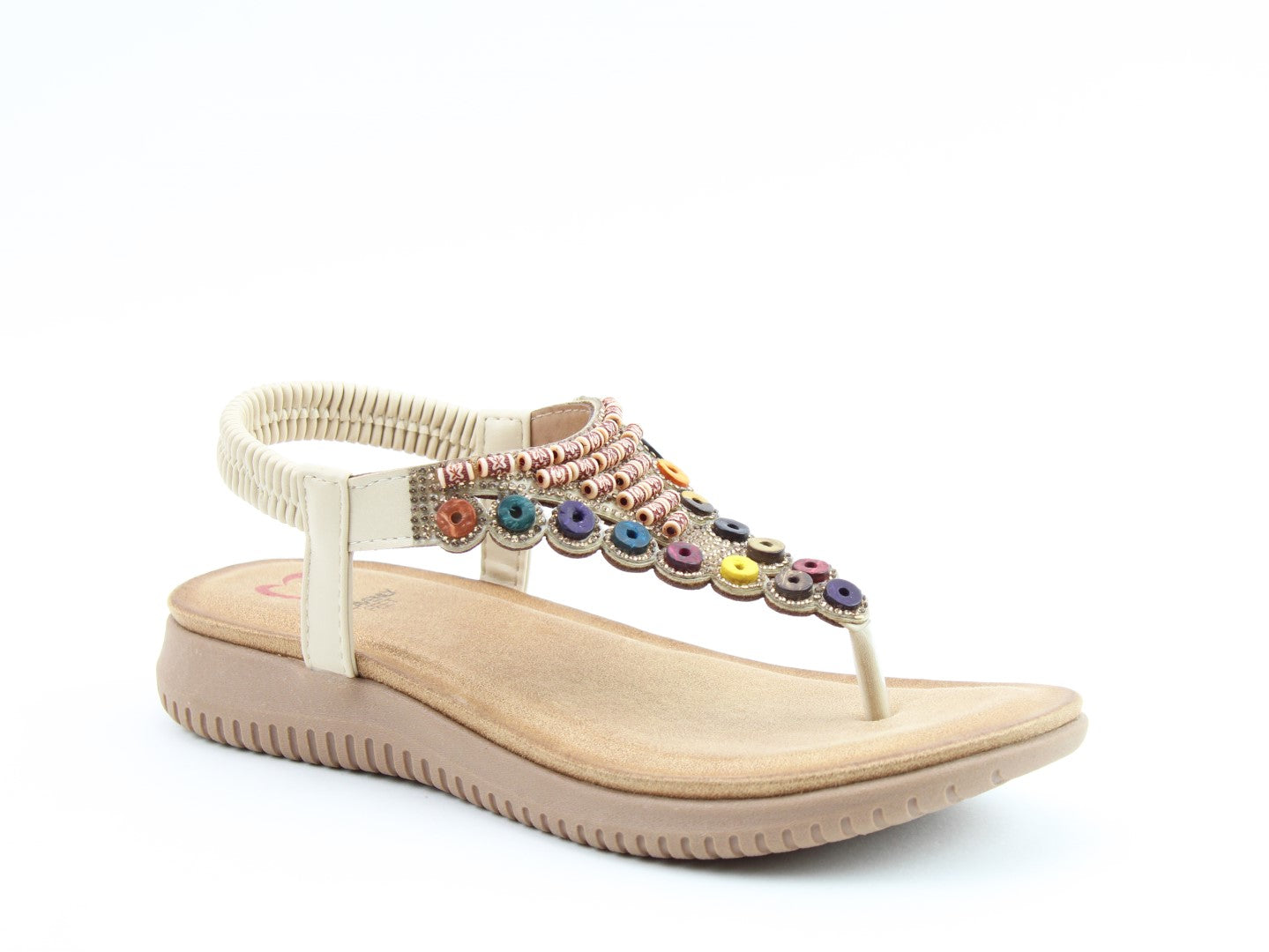 Heavenly Feet beige Radiance sandals 4-8 (37-42)