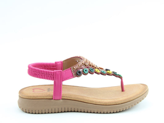 Heavenly Feet pink Radiance sandals 4-8 (37-41)