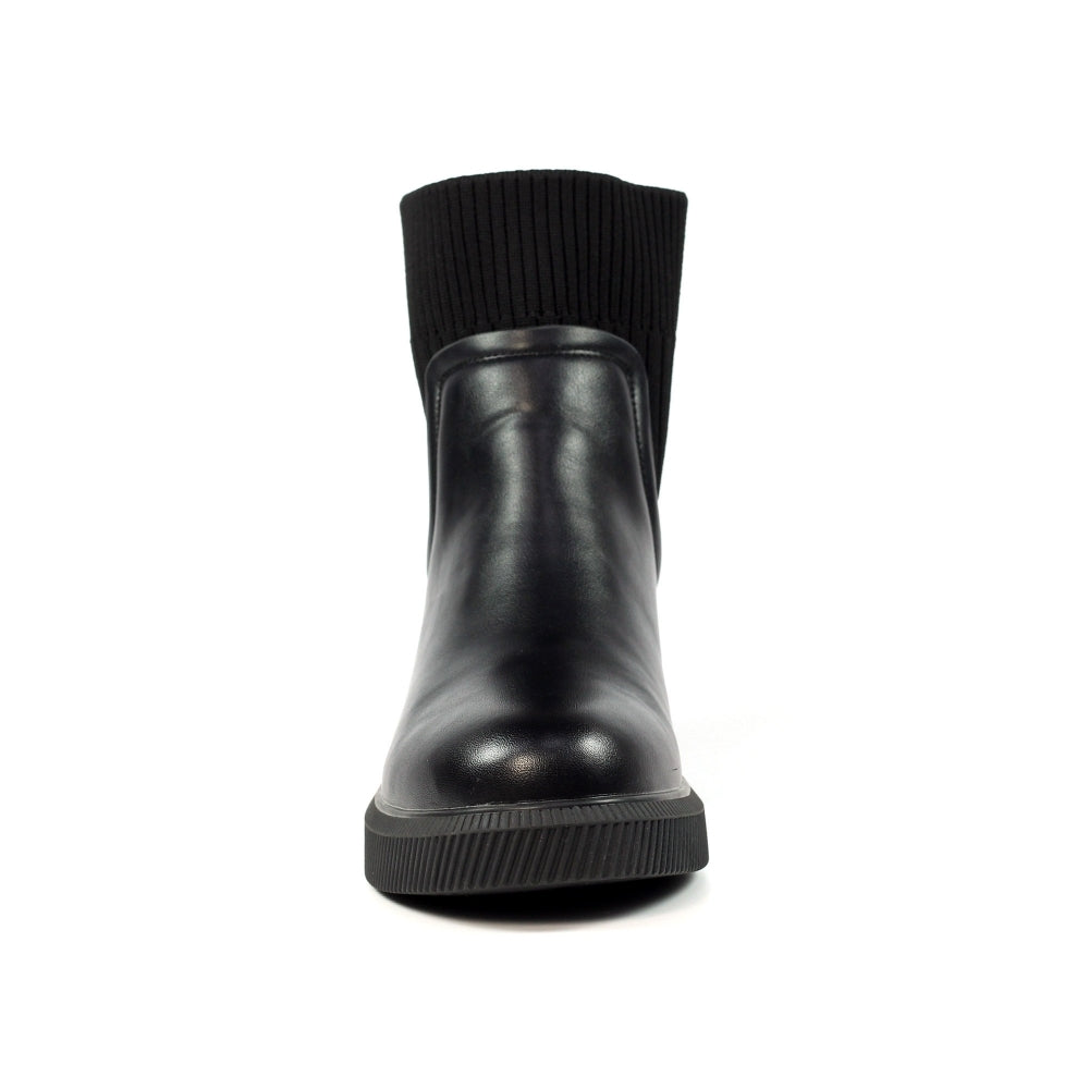 Lunar Tara black wedge boot sizes 4-8
