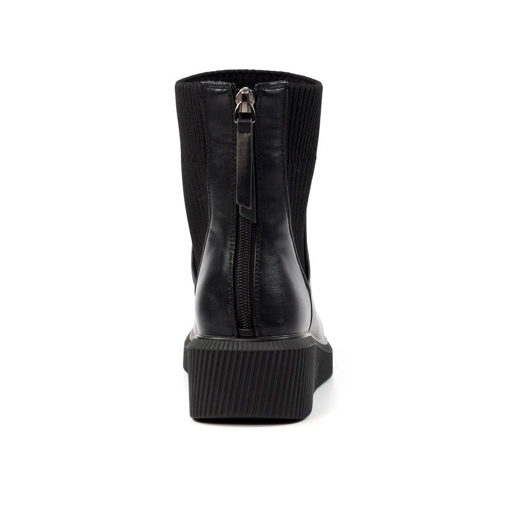 Lunar Tara black wedge boot sizes 4-8