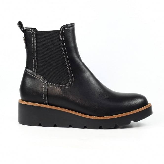 Lunar Taylor black wedge boot sizes 4-8