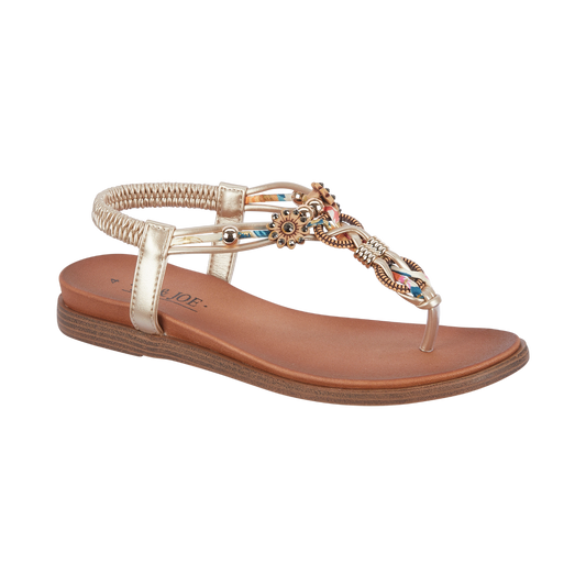 Jo and Joe gold Tunisia sandals sizes 4-8 (37-41)