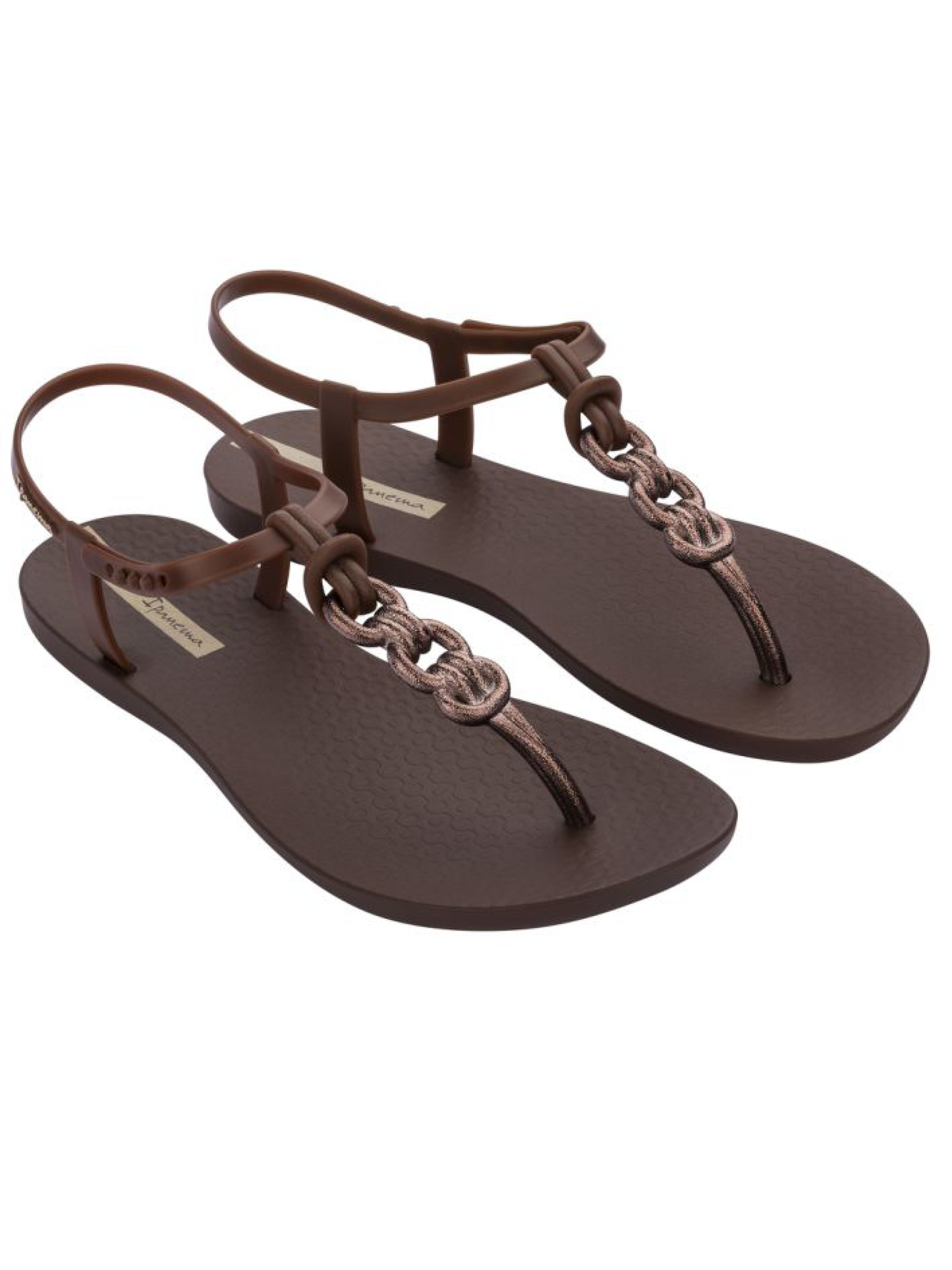Bronze Ipanema charm sandal links